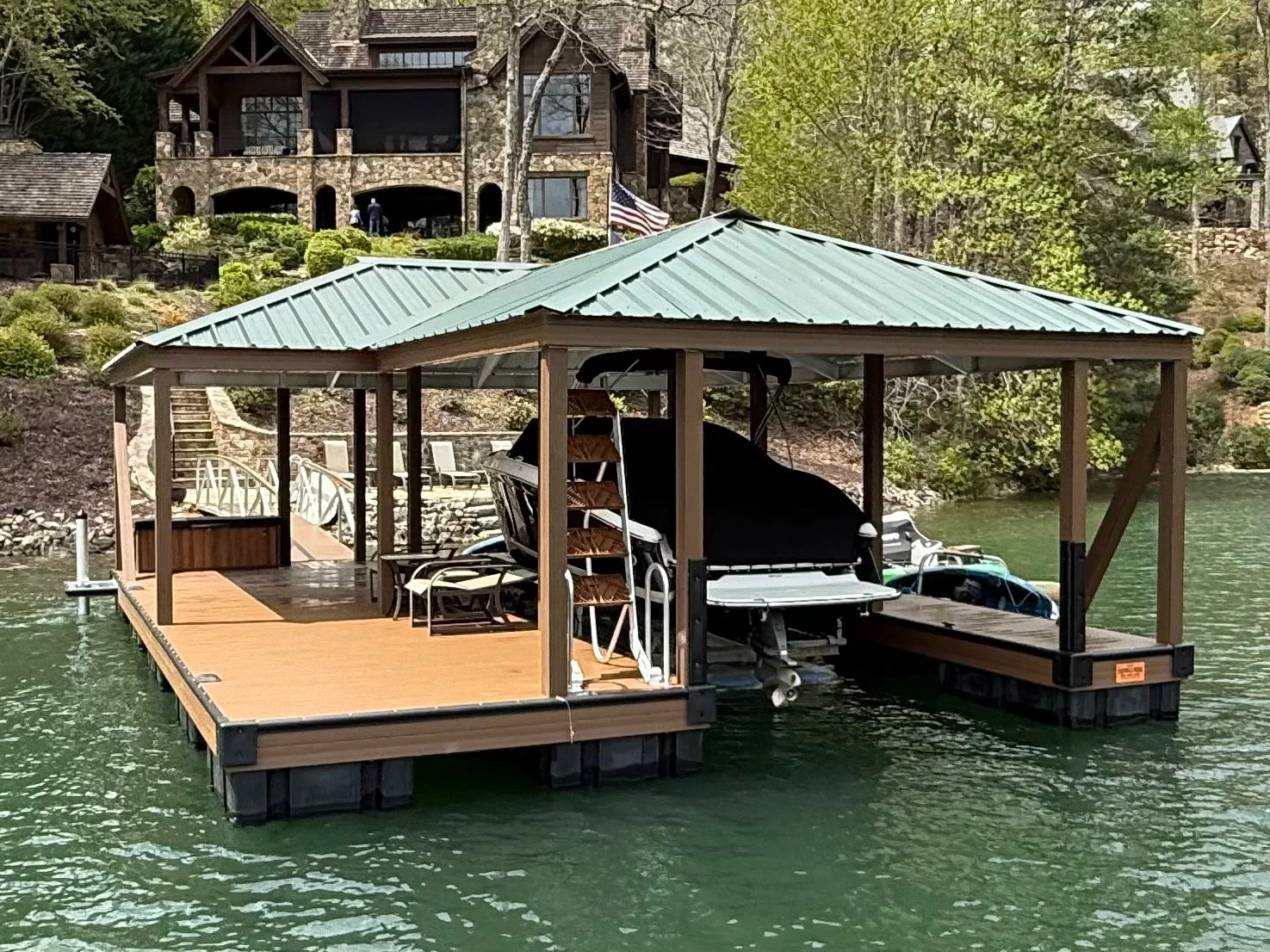 Completed Dock Repair Project on the Water