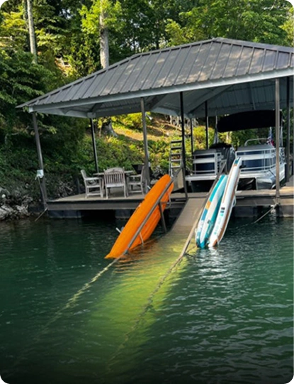 Dock Cleaning And Oiling Maintenance