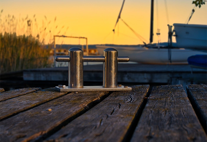 Dock Fabrication Work In Workshop