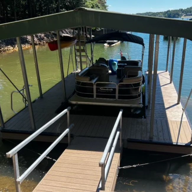 Fully Restored Dock After Repair